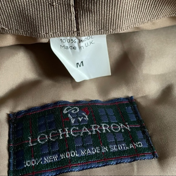 LOCHCARRON Of Scotland 100% Pure Wool Camel Tartan Plaid Check Flat Cap Hat main image 8